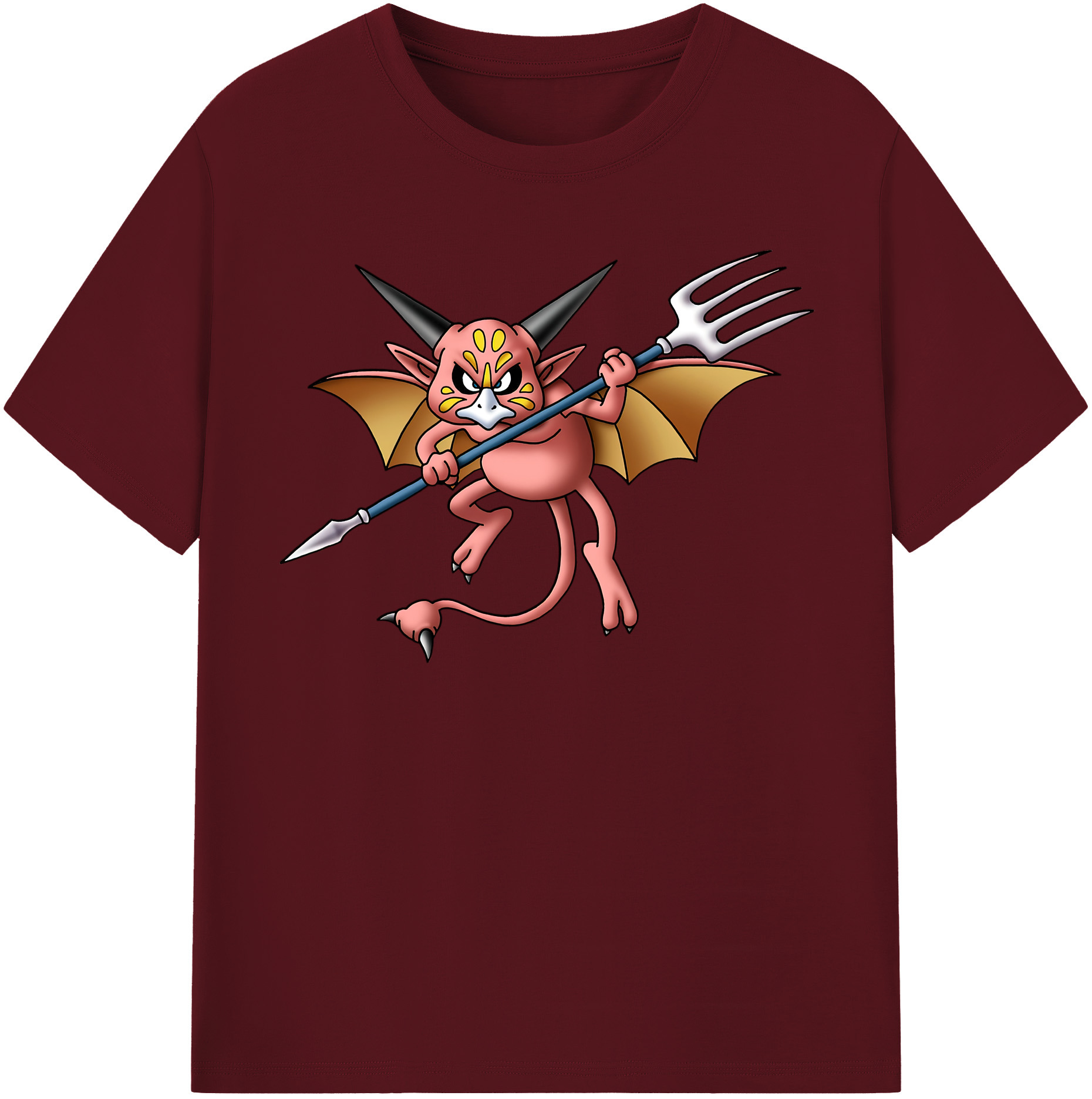 （画像用） ドラゴンクエスト Doragon Kuesuto Dragon Quest 綿100％半袖Tシャツ（フロントプリント）